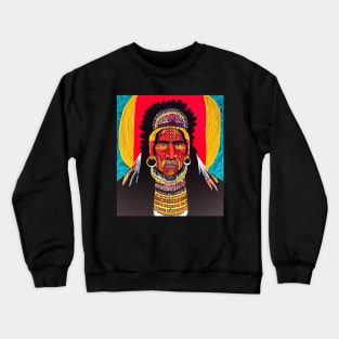 Indian chief. Crewneck Sweatshirt